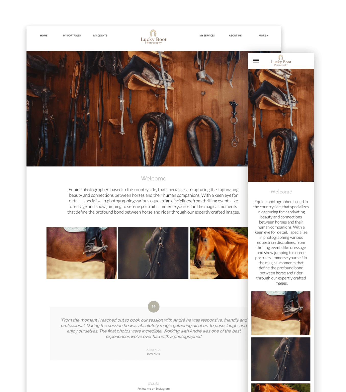 Equestrian Photography Showcase & Sell with Zenfolio