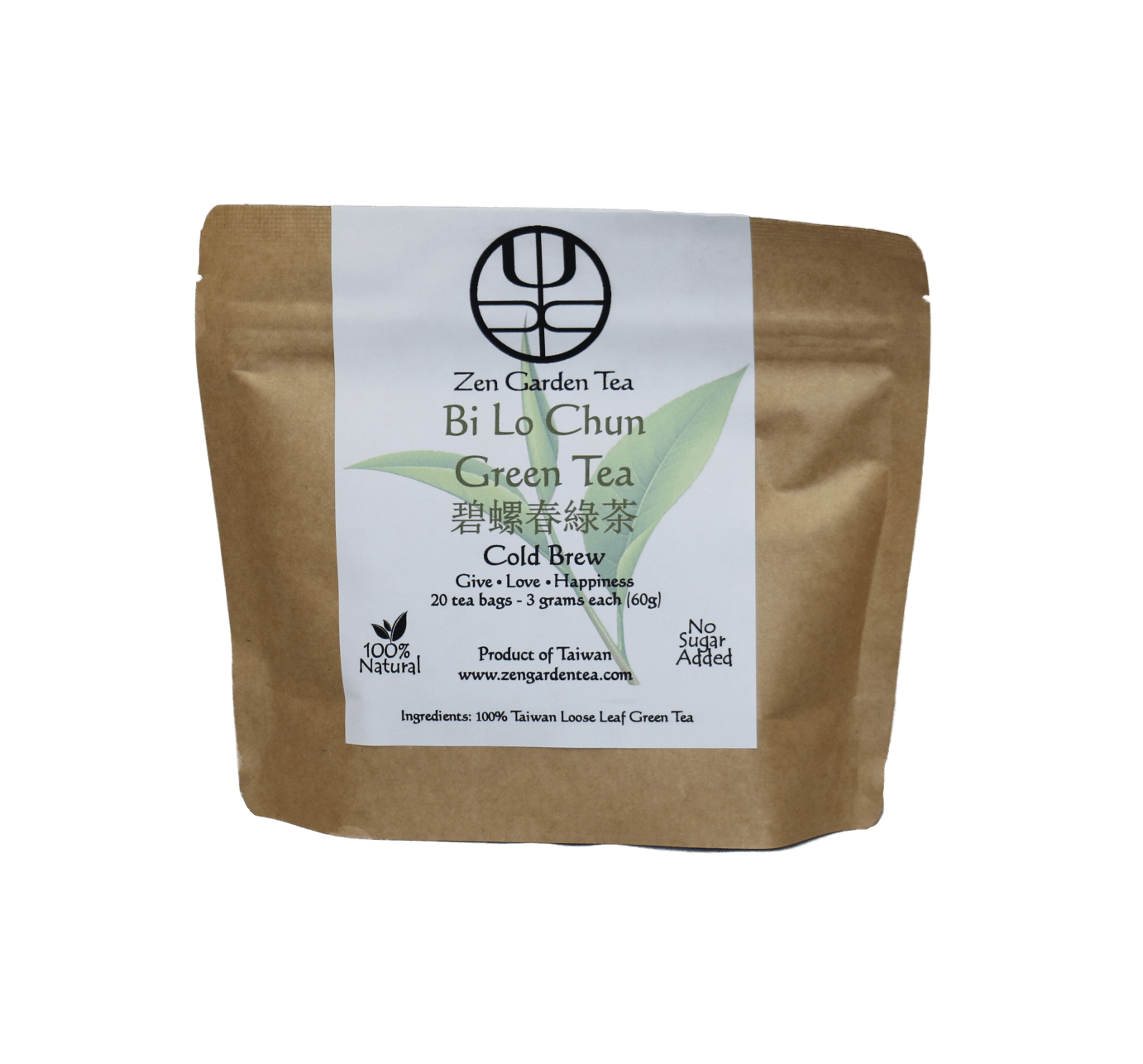 Cold Brew BiLoChun Green Tea Zen Garden Tea