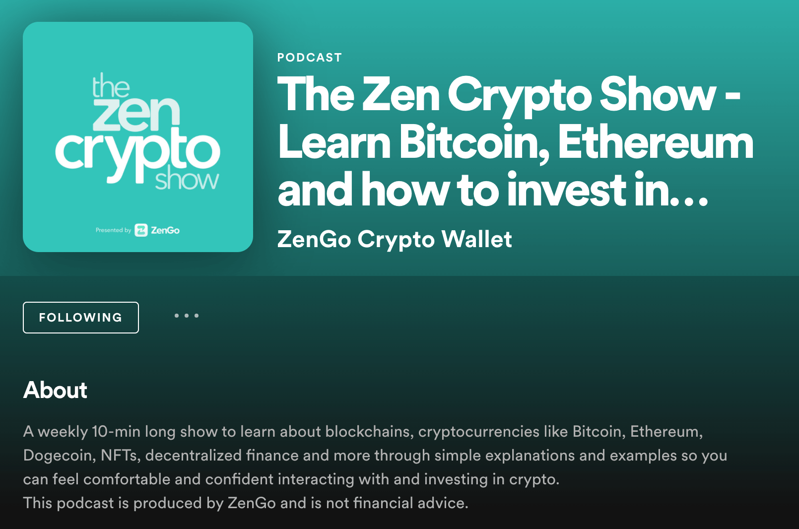 Crypto Podcast The Zen Crypto Show Zengo