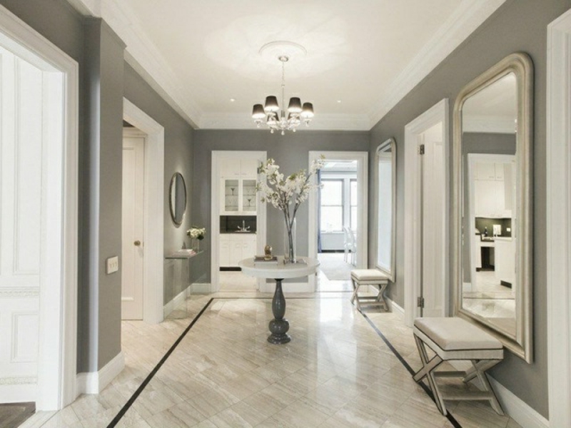 40 Ideen für kreative Farbgestaltung im Flur