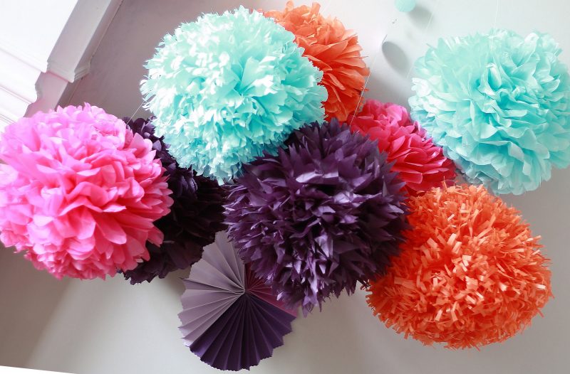 Pompons basteln 3 Basteltipps mit Anleitung zum Selbermachen