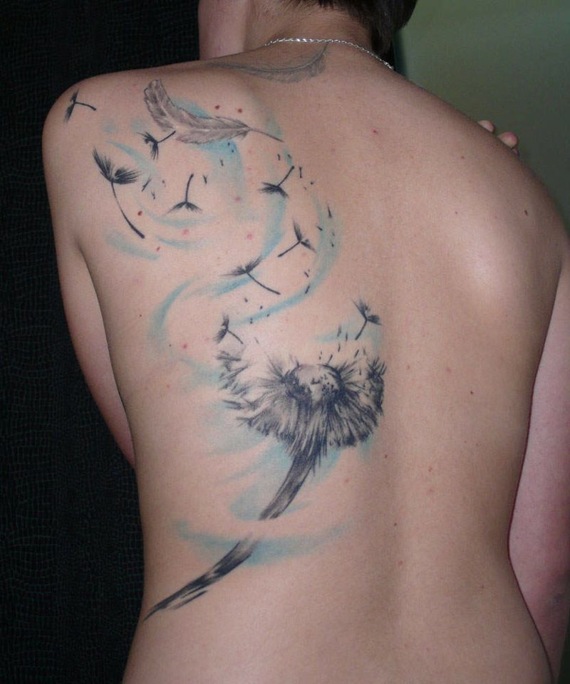 Pusteblume Tattoo welche ist die richtige Körperstelle dafür
