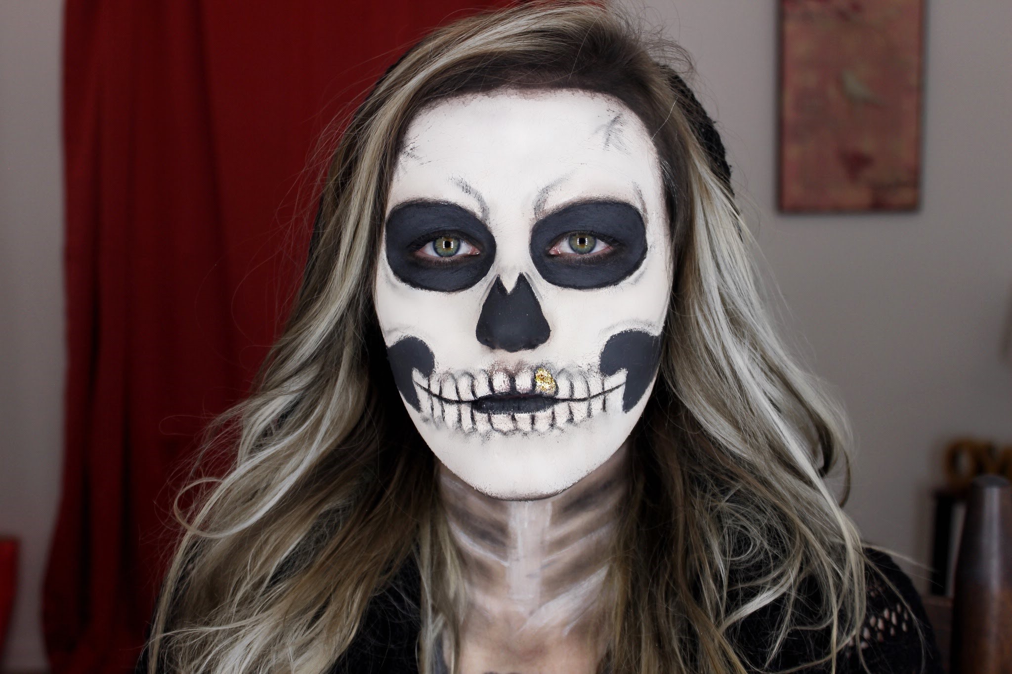 100+ looks effrayants maquillage d'Halloween squelette Halloween