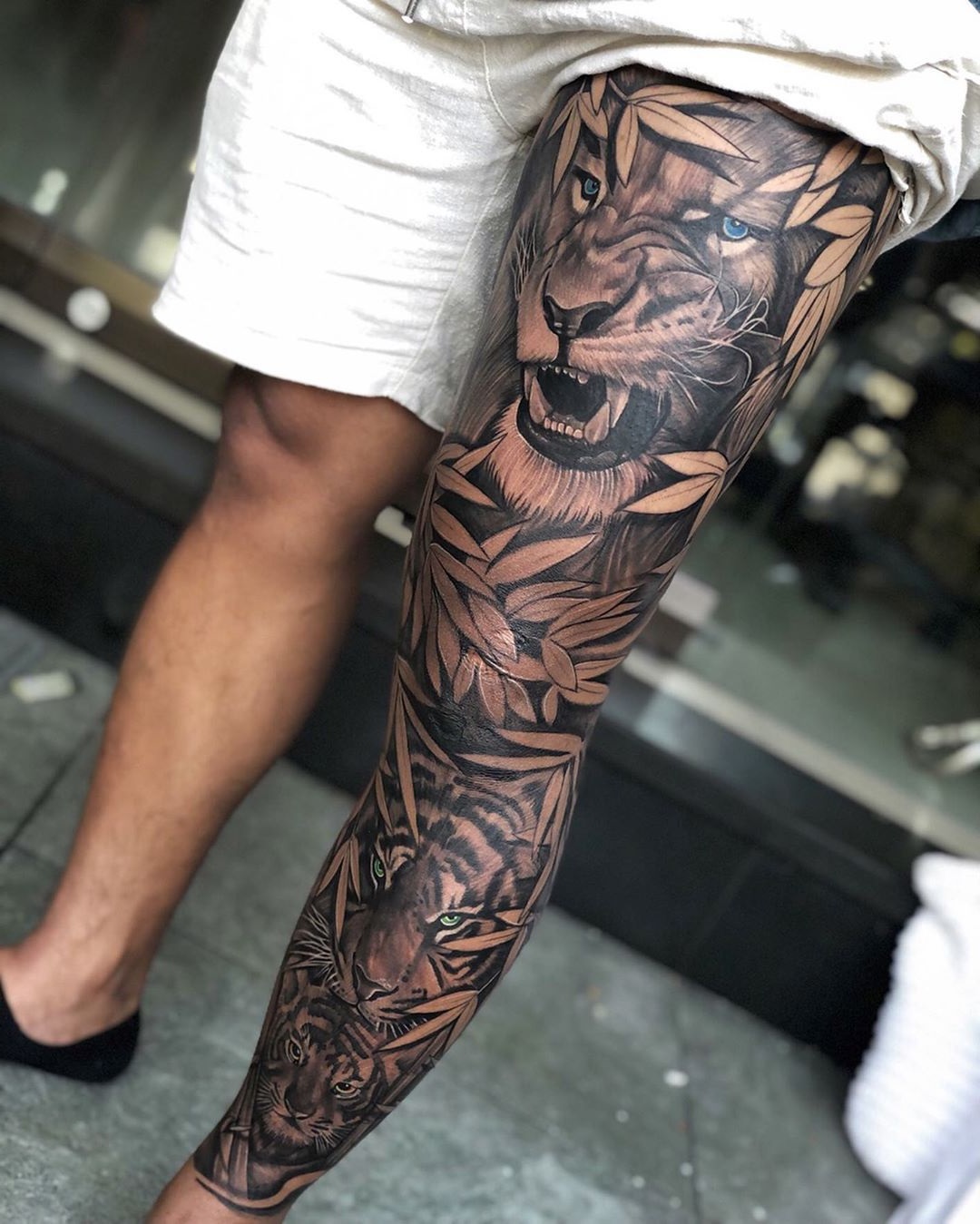 Comment prendre soin de la peau avant et après le tatouage sur la jambe? Tatouage ZENIDEES