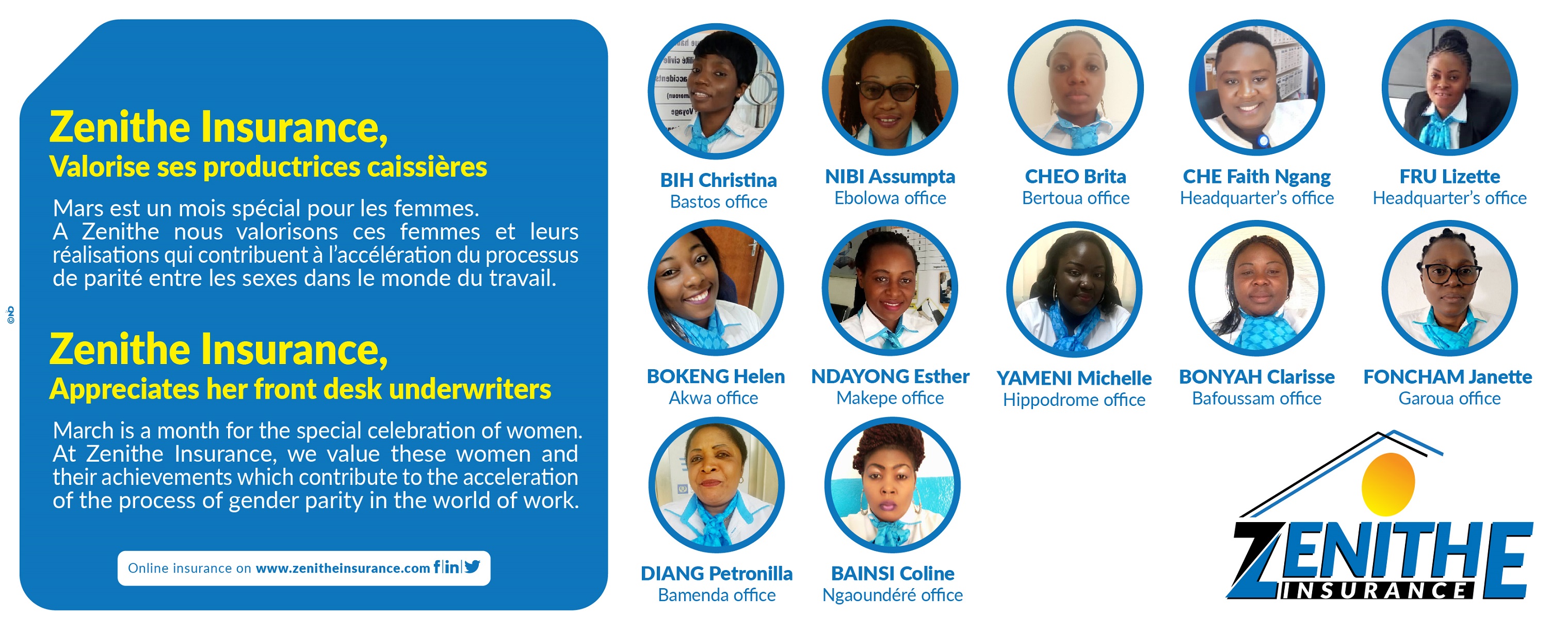 Zenithe Insurance premier assureur en ligne de la Zone CIMA