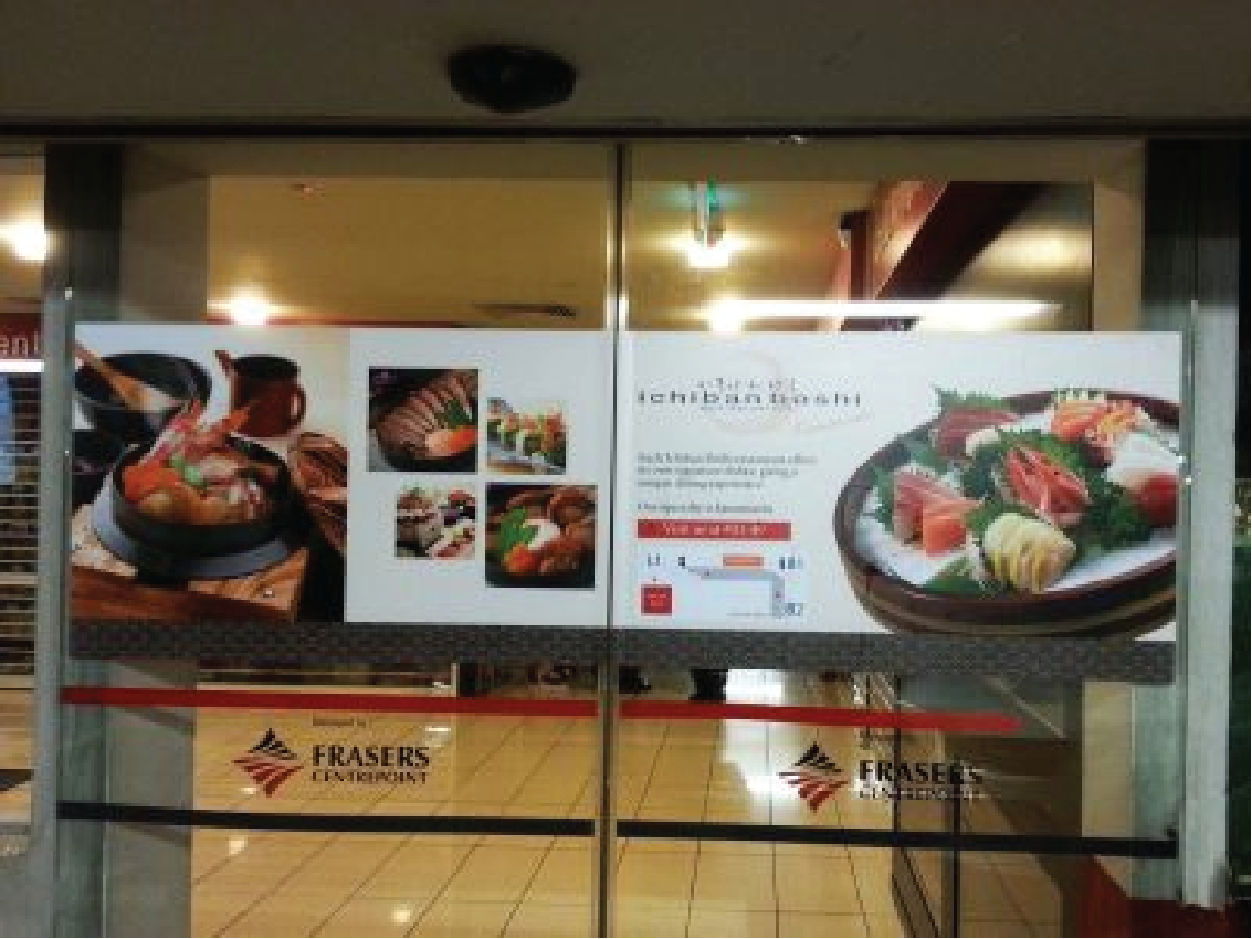 Glass Decal Sticker Printing Singapore Zenith Films