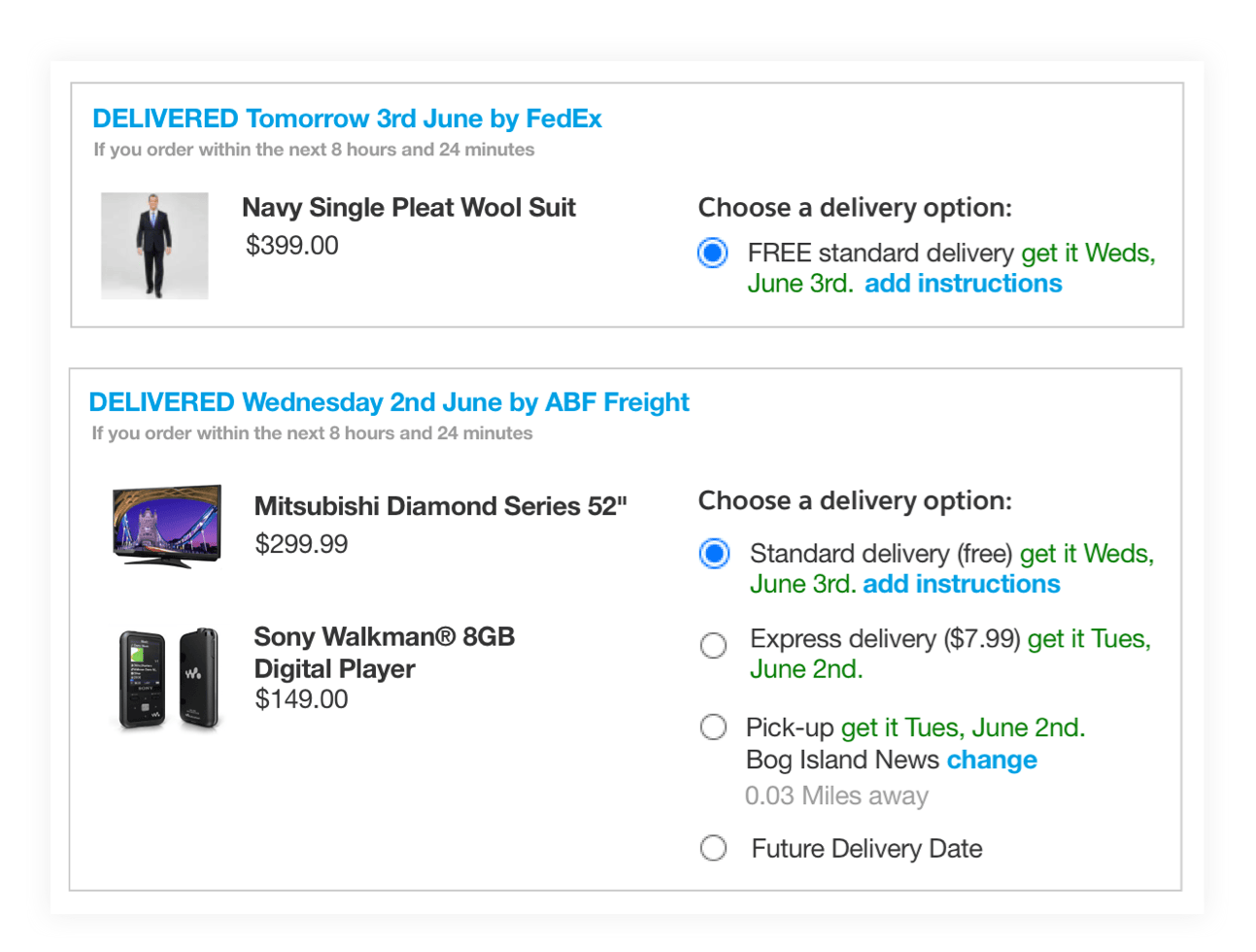Estimated Delivery Dates for Salesforce Commerce Cloud