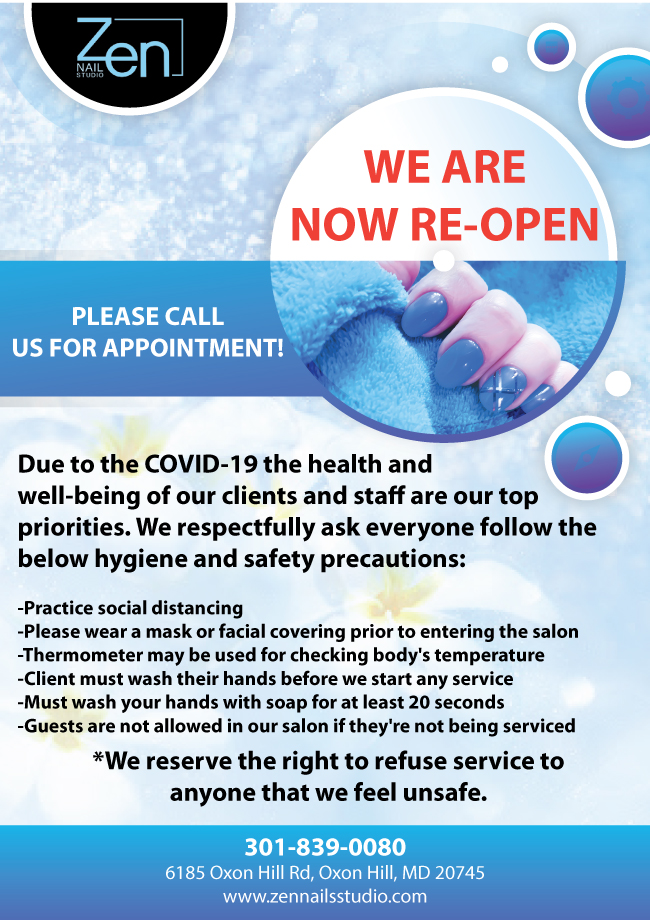 Zen Nail Studio 20745 Zen Nail Studio of Oxon Hill, Maryland