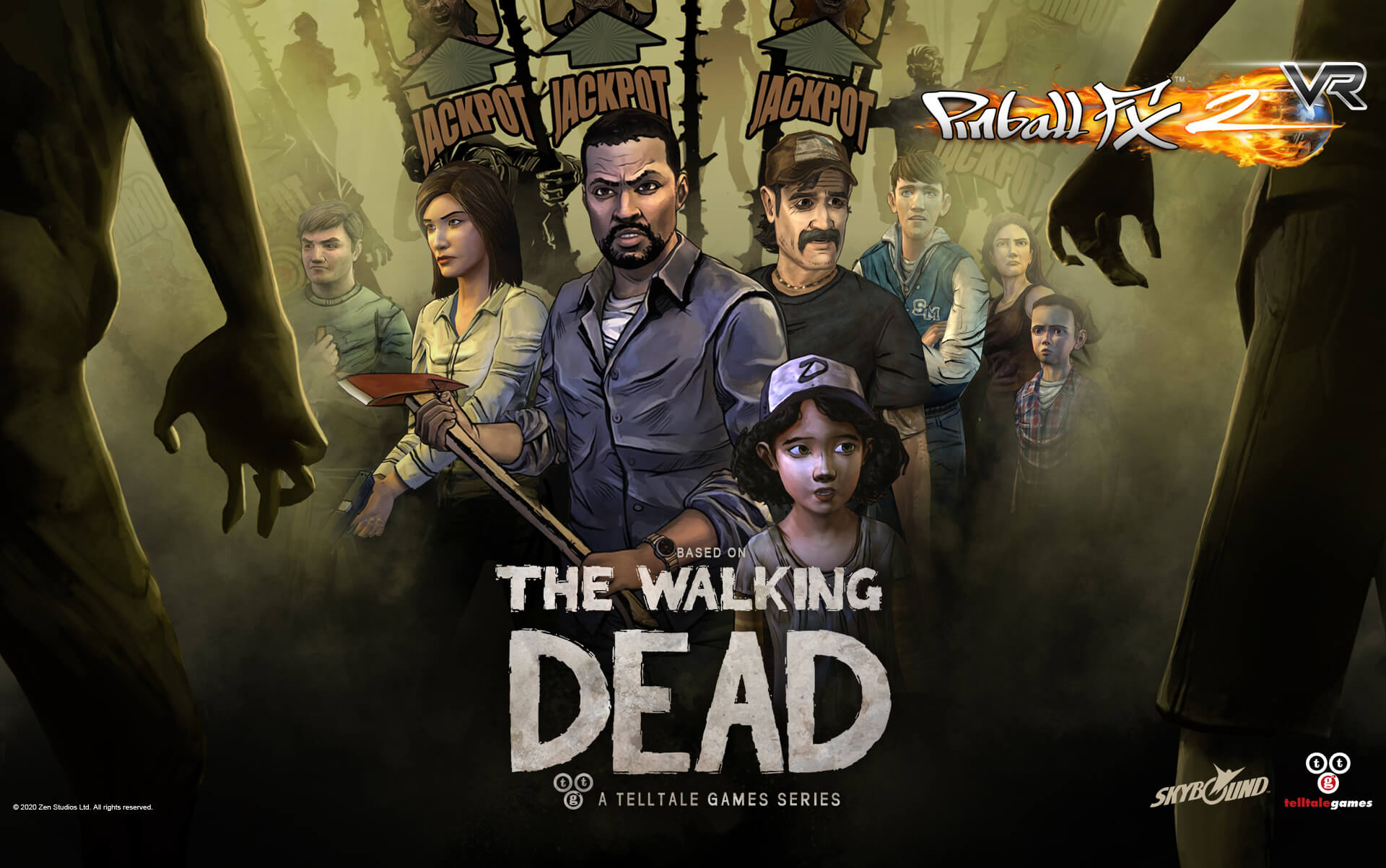Pinball FX2 VR The Walking Dead Zen Studios Ltd.