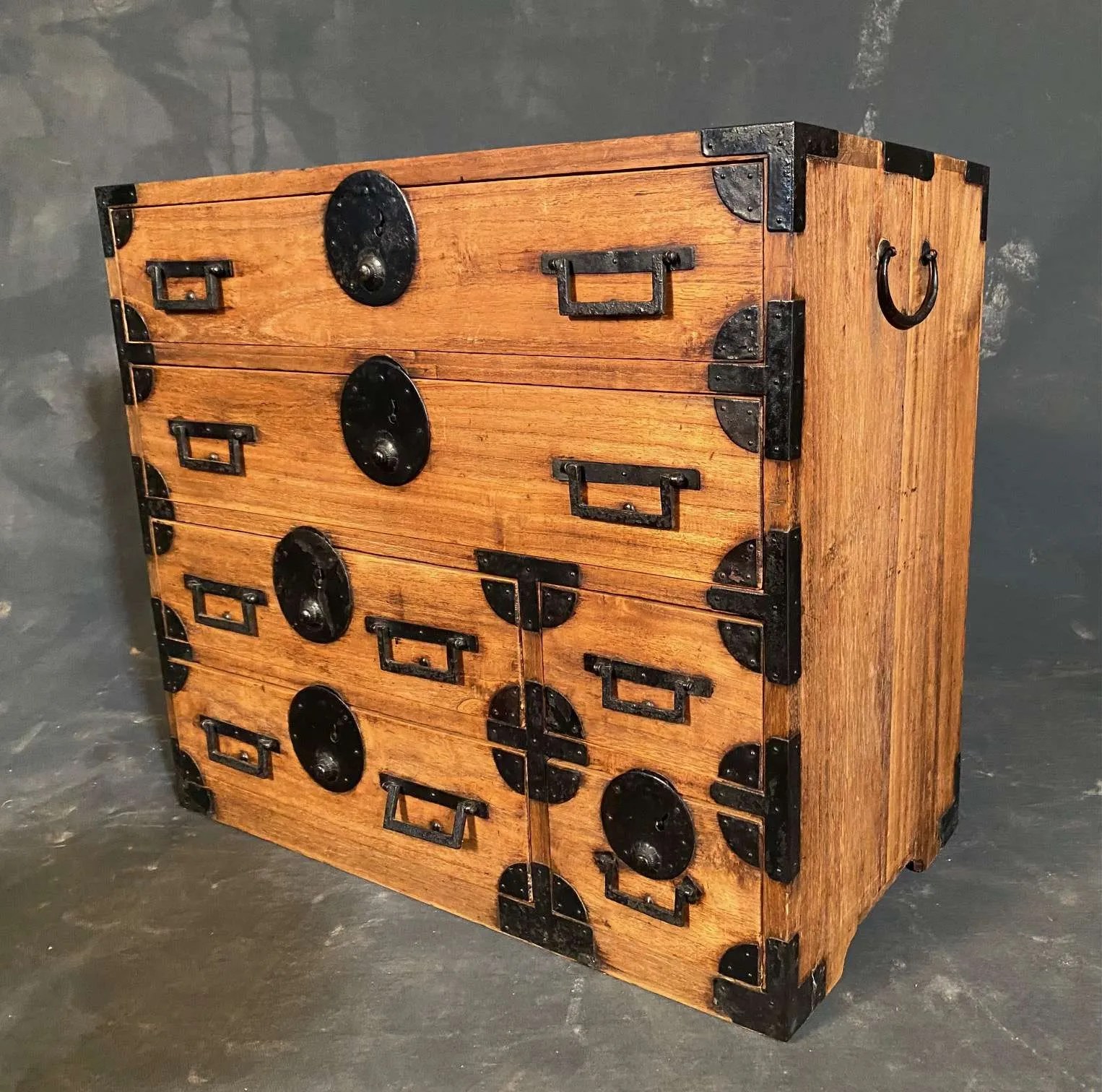 Antique Japanese Small Tansu Meiji Period Zentner Collection