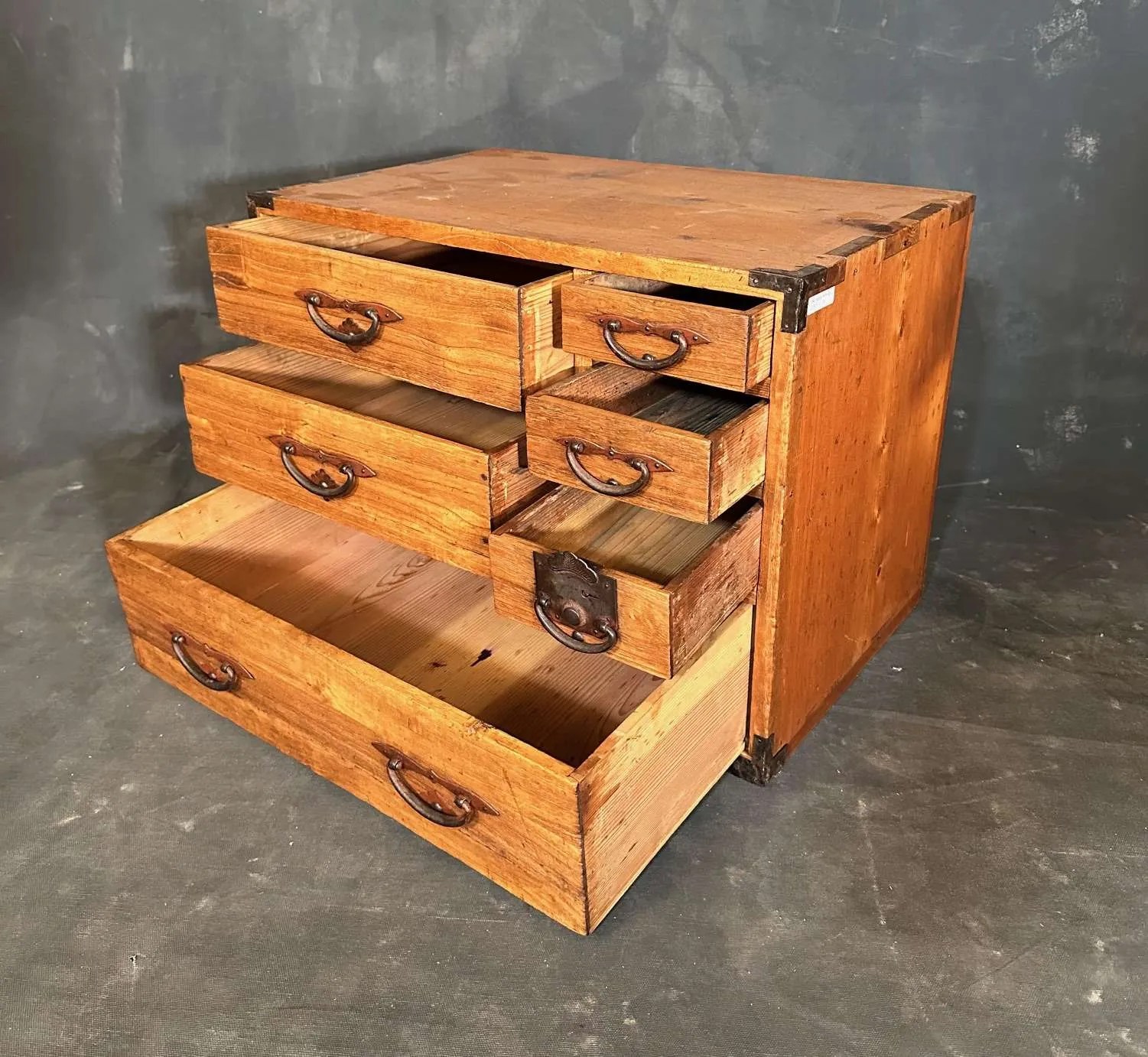 Antique Japanese Tansu Chest Fukushima Kotansu Zentner Collection