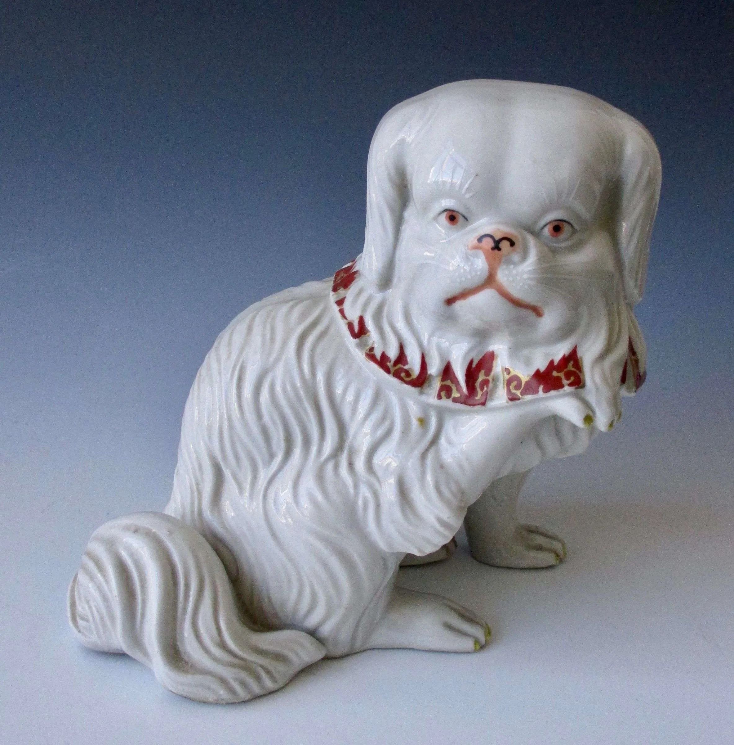 Japanese Antique Kutani Ware Figure of a Dog Zentner Collection