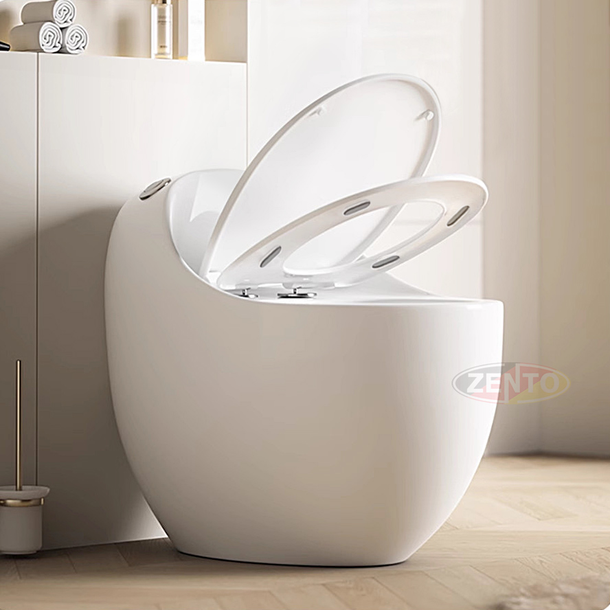 Bàn cầu 1 khối EggShaped Toilet BC088 (nắp nhựa UF)