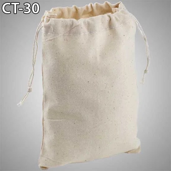 Small Cotton Drawstring Muslin Pouches Wholesale Bulk