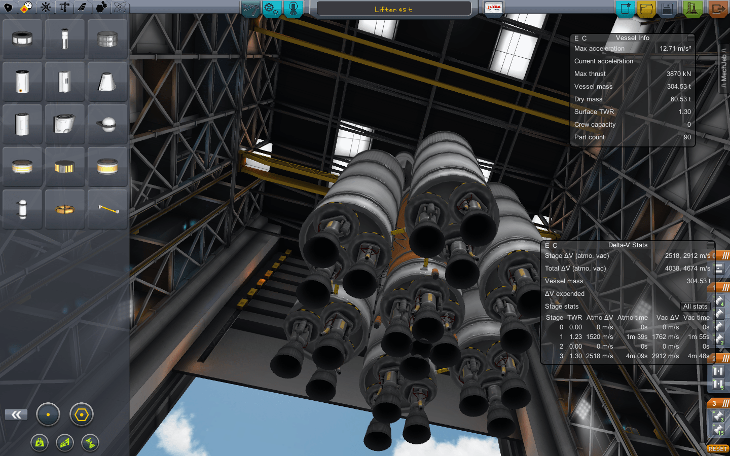 Engine Cluster Calculator for KSP
