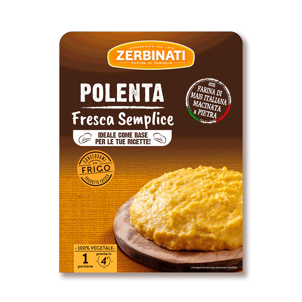 Polenta Fresca Semplice 300g Zerbinati