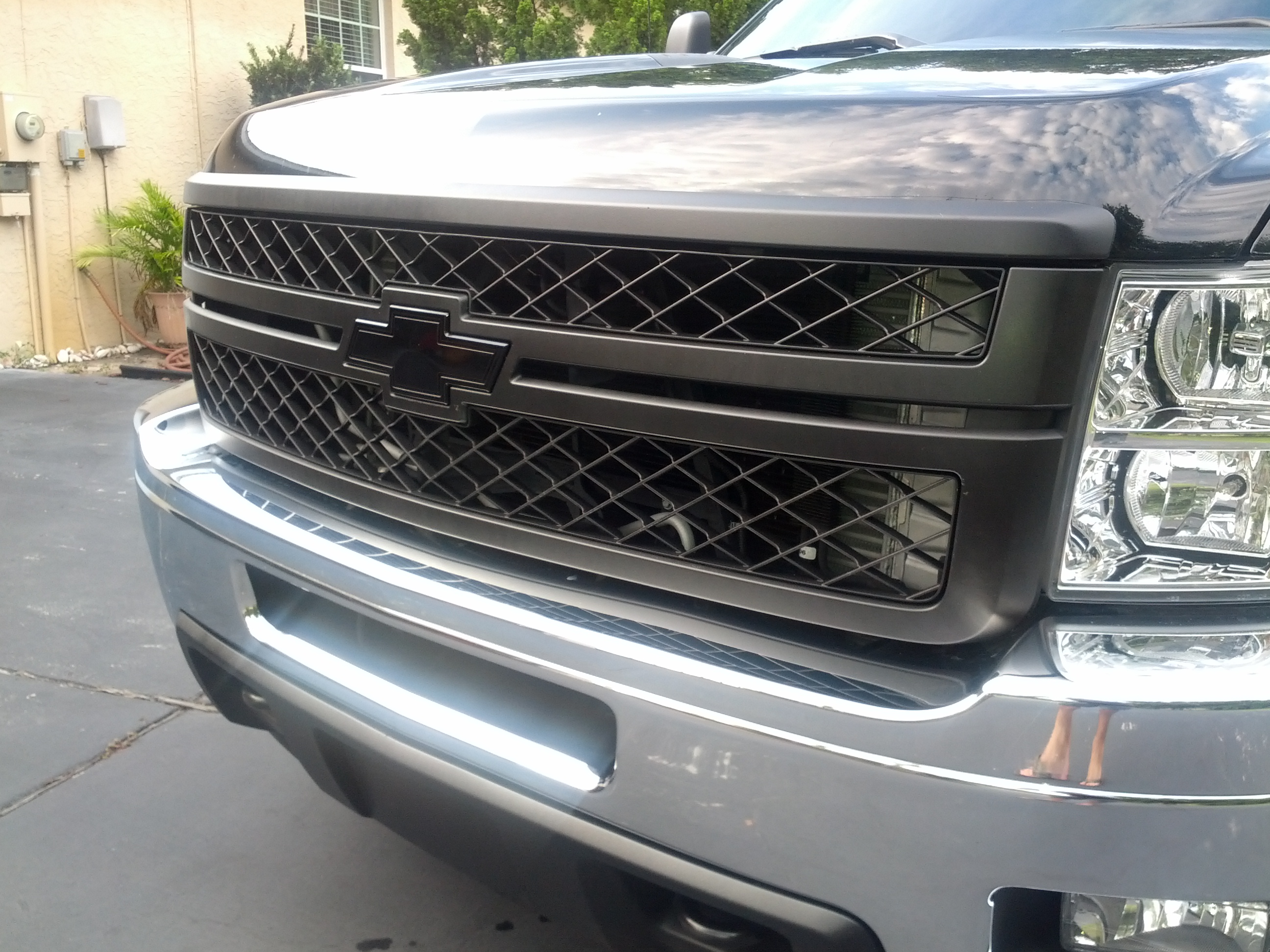 Plasti Dipped LML grill Chevy and GMC Duramax Diesel Forum