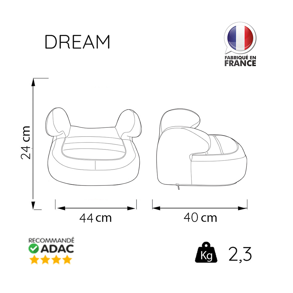 Nania Dream Booster Car Seat Hotwheels Orange Zero2Five