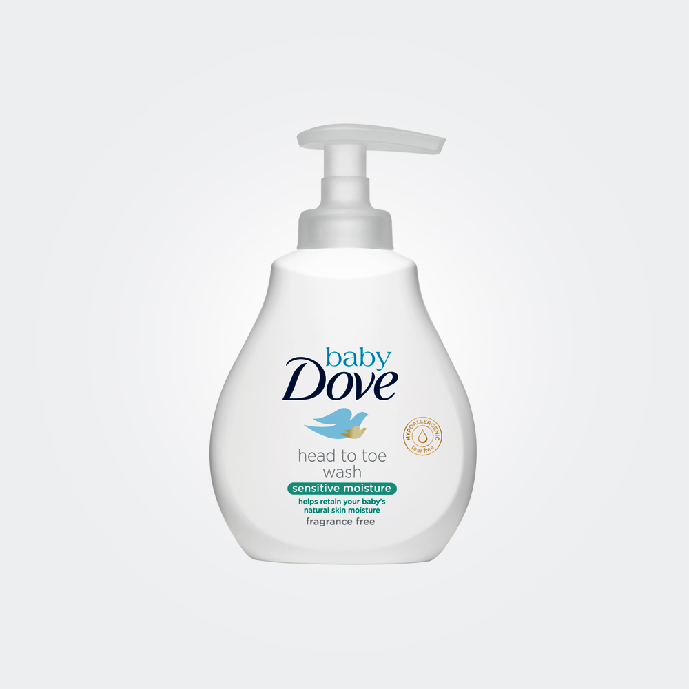 Dove Baby Head to Toe Wash Sensitive Moisture 200ml. Zero2Five