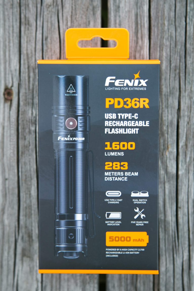 Fenix PD36R Flashlight Review ZeroAir Reviews