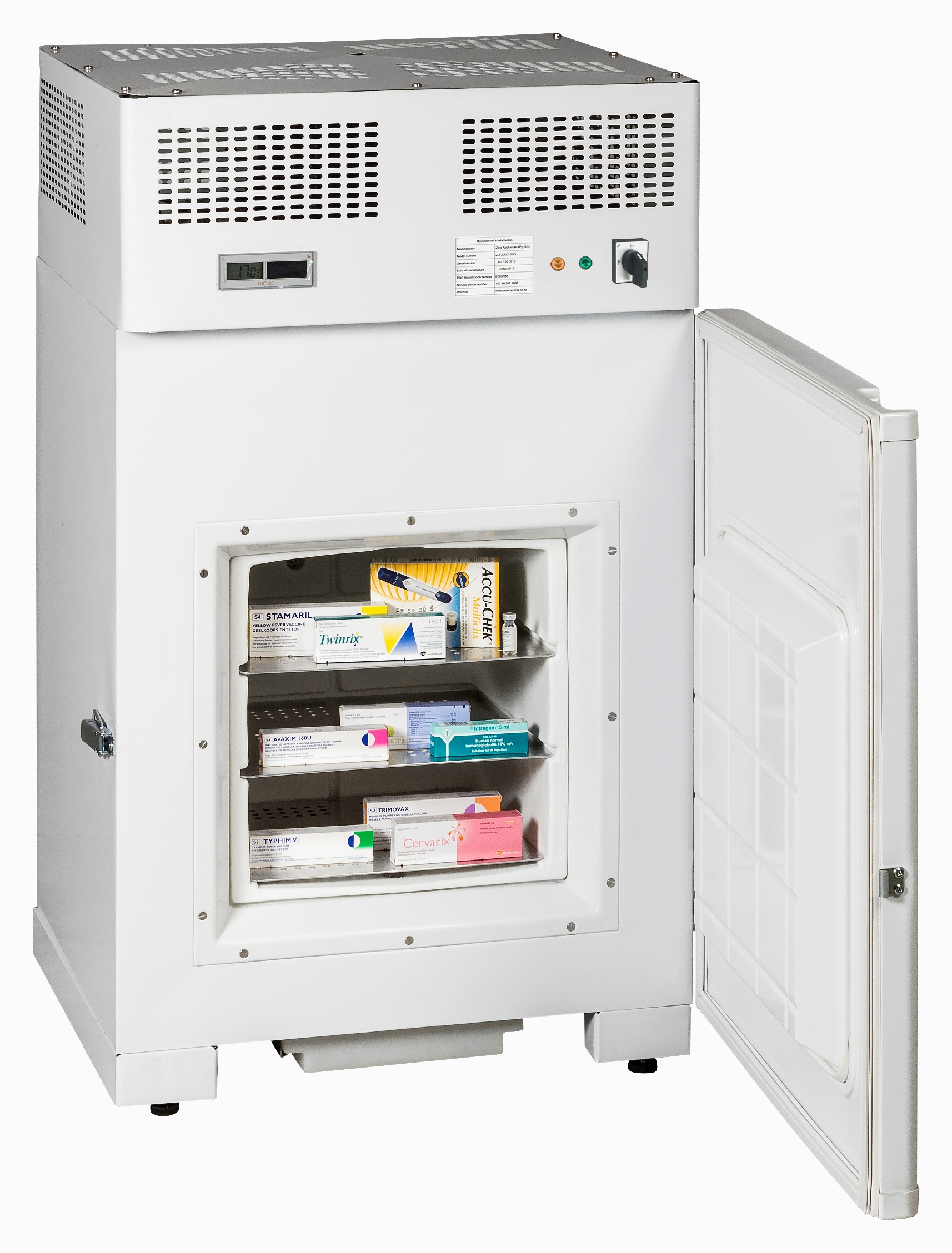 ZLF30DC SDD SOLAR DIRECT DRIVE VACCINE STORAGE REFRIGERATOR WITH SURE
