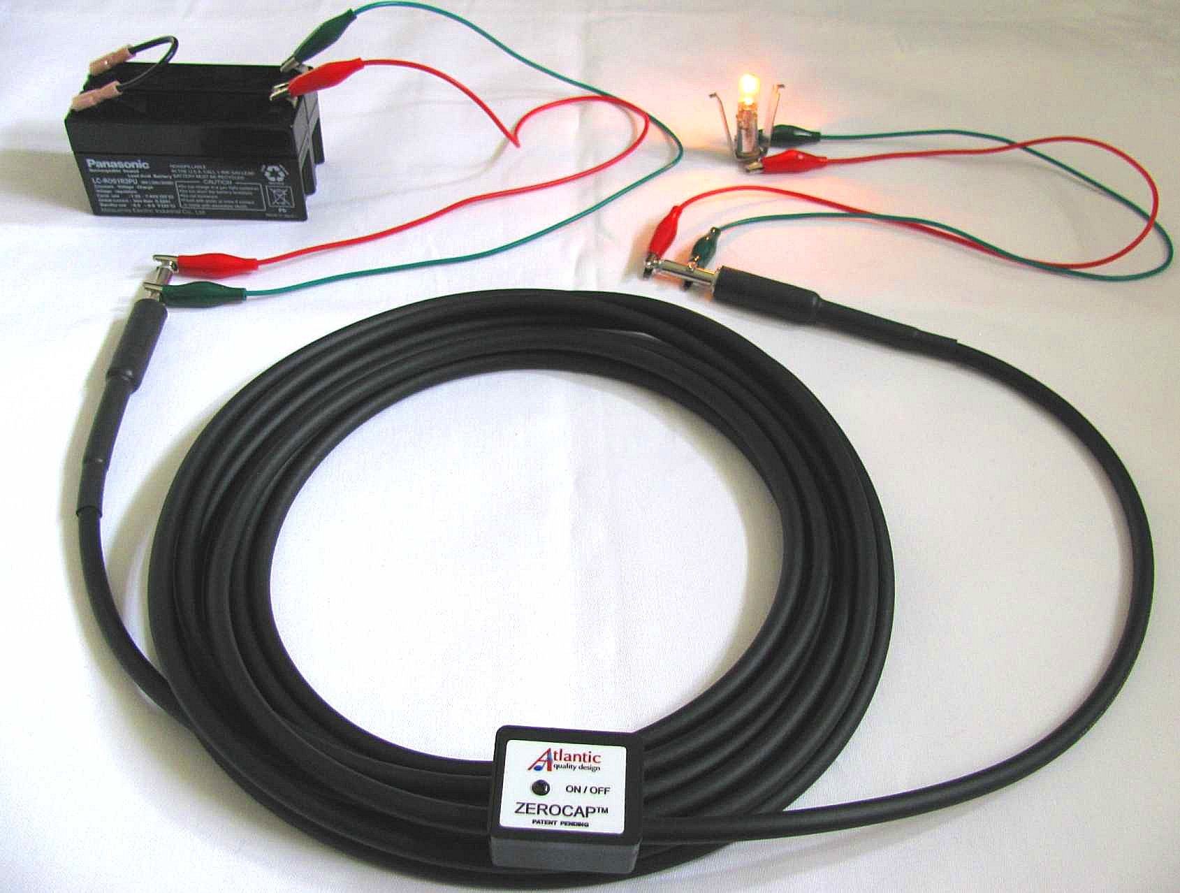 The ZEROCAP Ultra Low Capacitance Guitar Cable Atlantic Quality