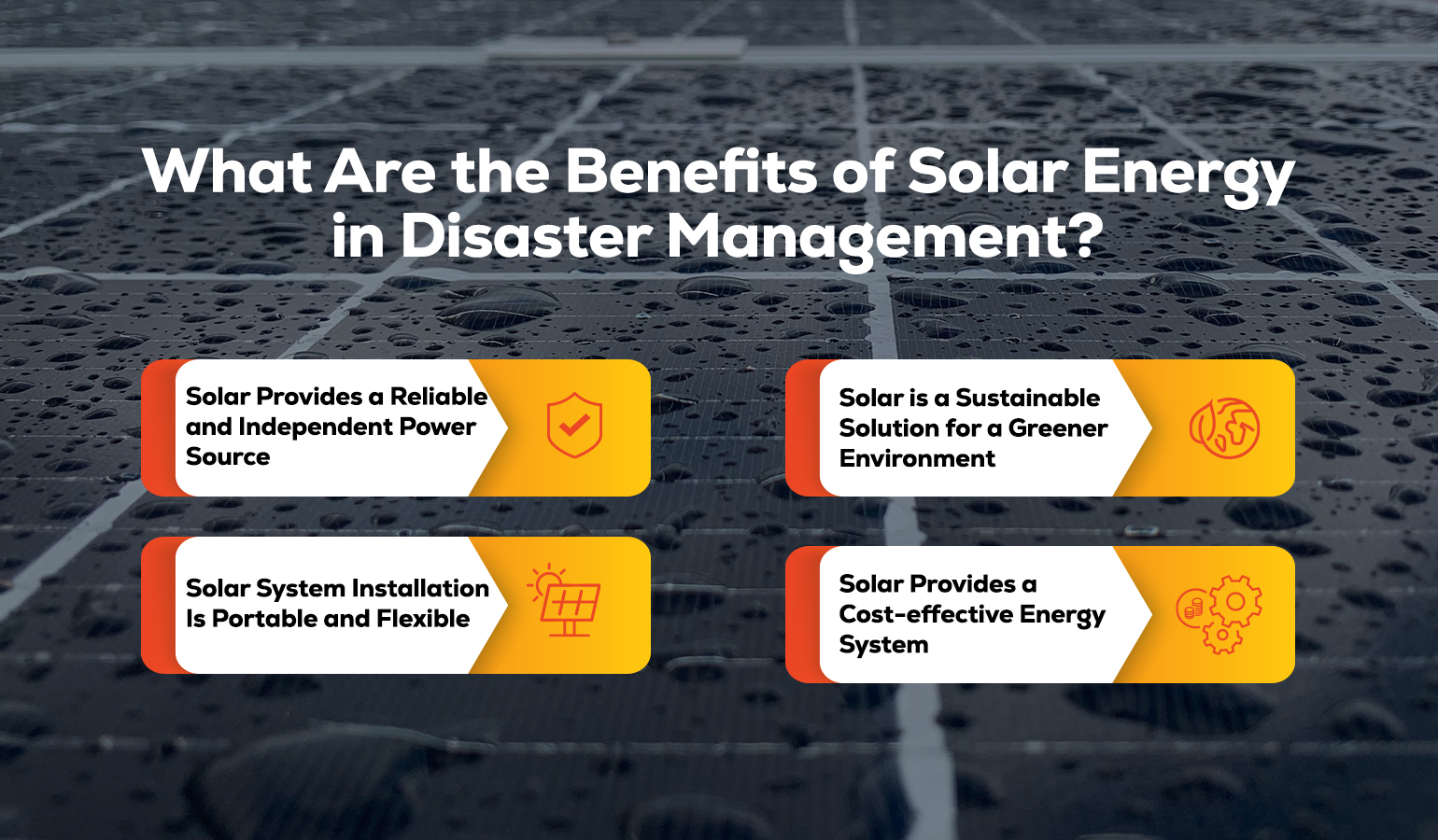 The Benefits of Solar Energy in Disaster Management and Recovery
