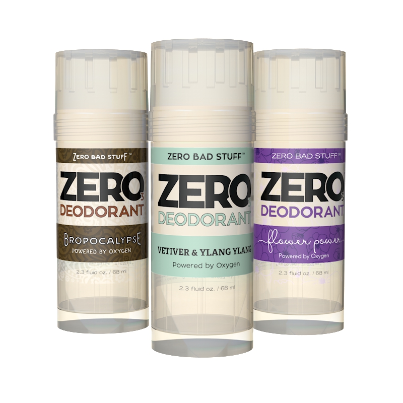Zero Deodorant Oxygen Powered Deodorant