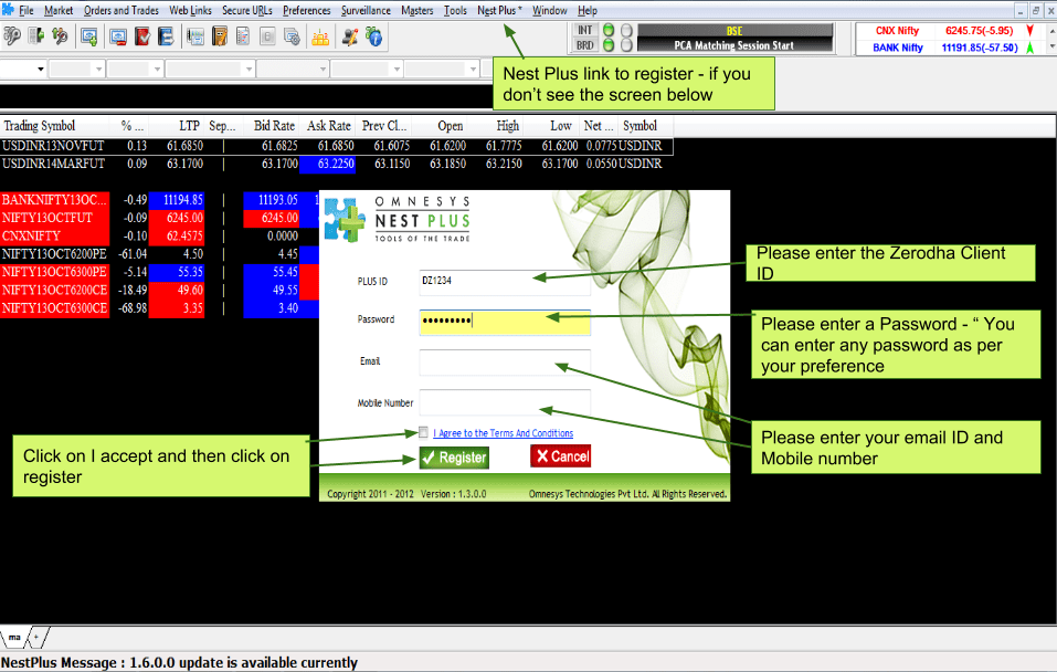 NEST Plus Registration and Installation ZConnect by Zerodha Z