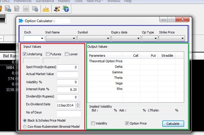 How to use the option calculator? ZConnect by Zerodha ZConnect by