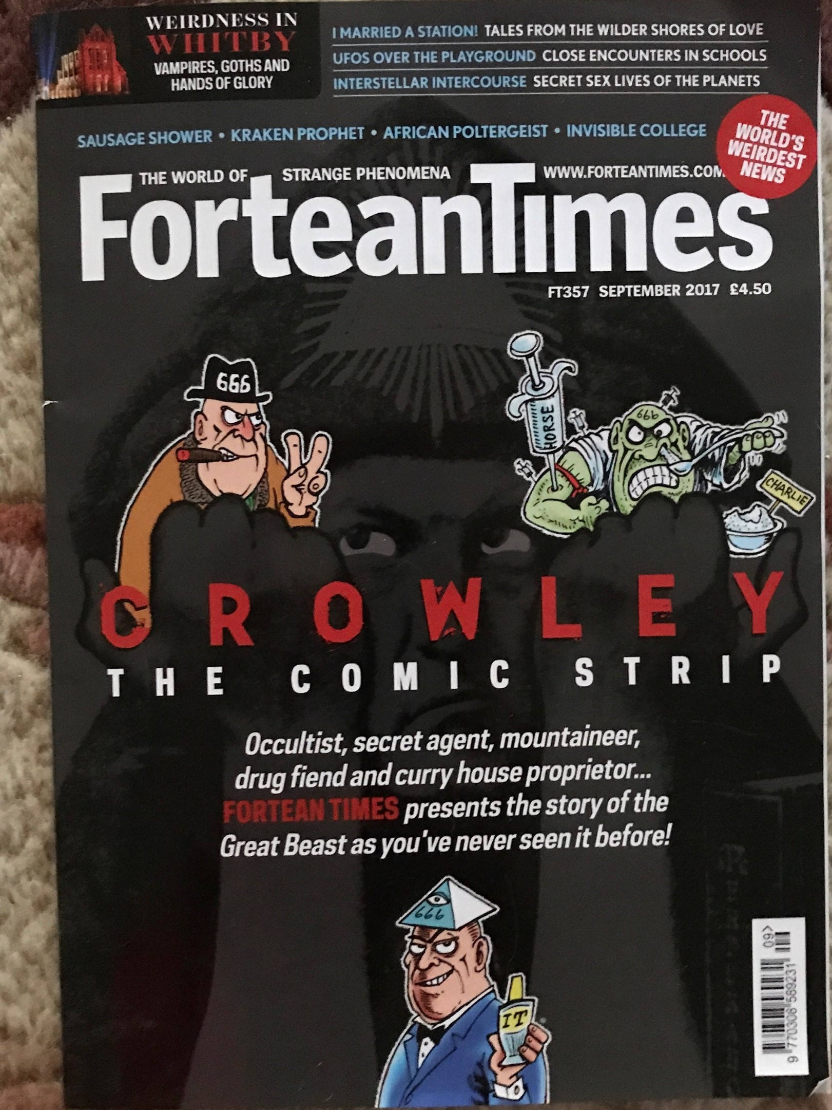 New Issue of Fortean Times Features Crowley Comic Strip Zero Equals Two!