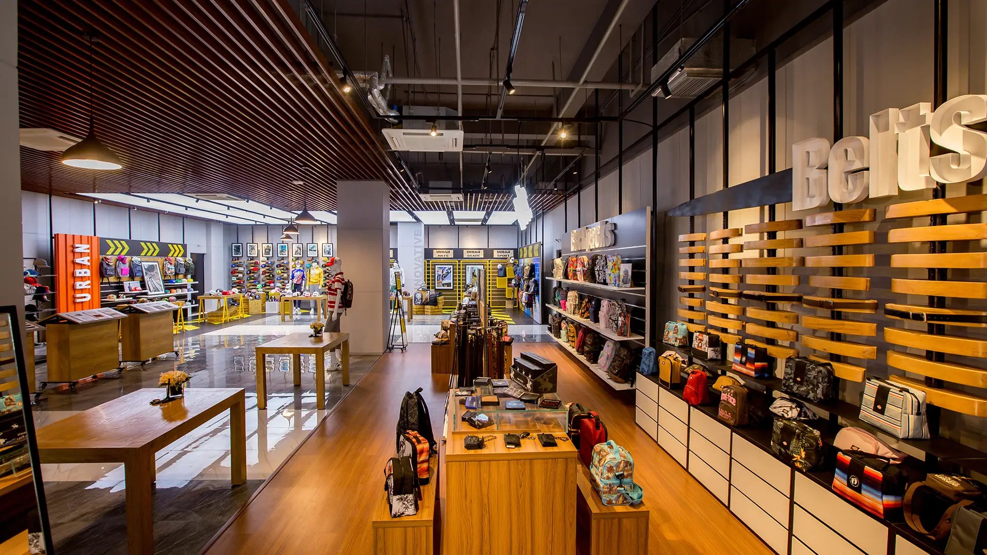 Headwear Showroom Interior Design Excellence for Unimas Ltd