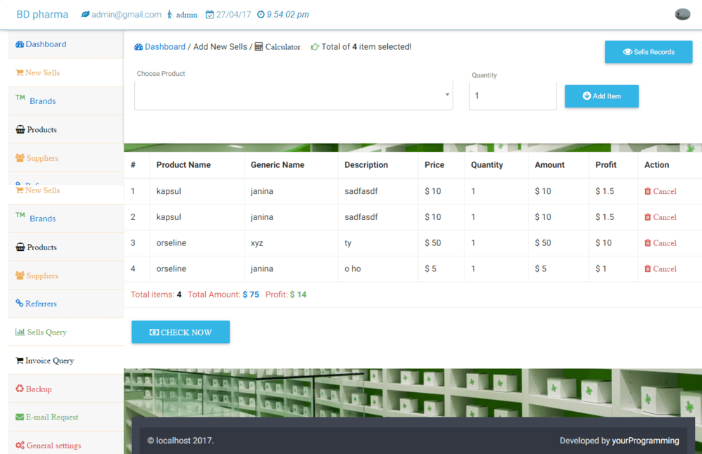 Pharmacy Management System