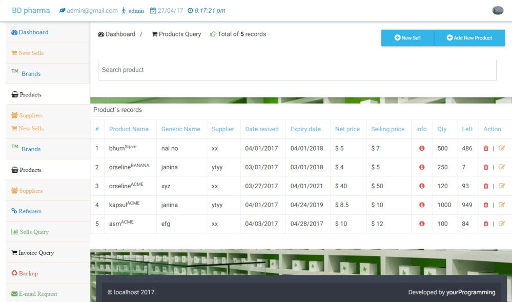 Pharmacy Management System