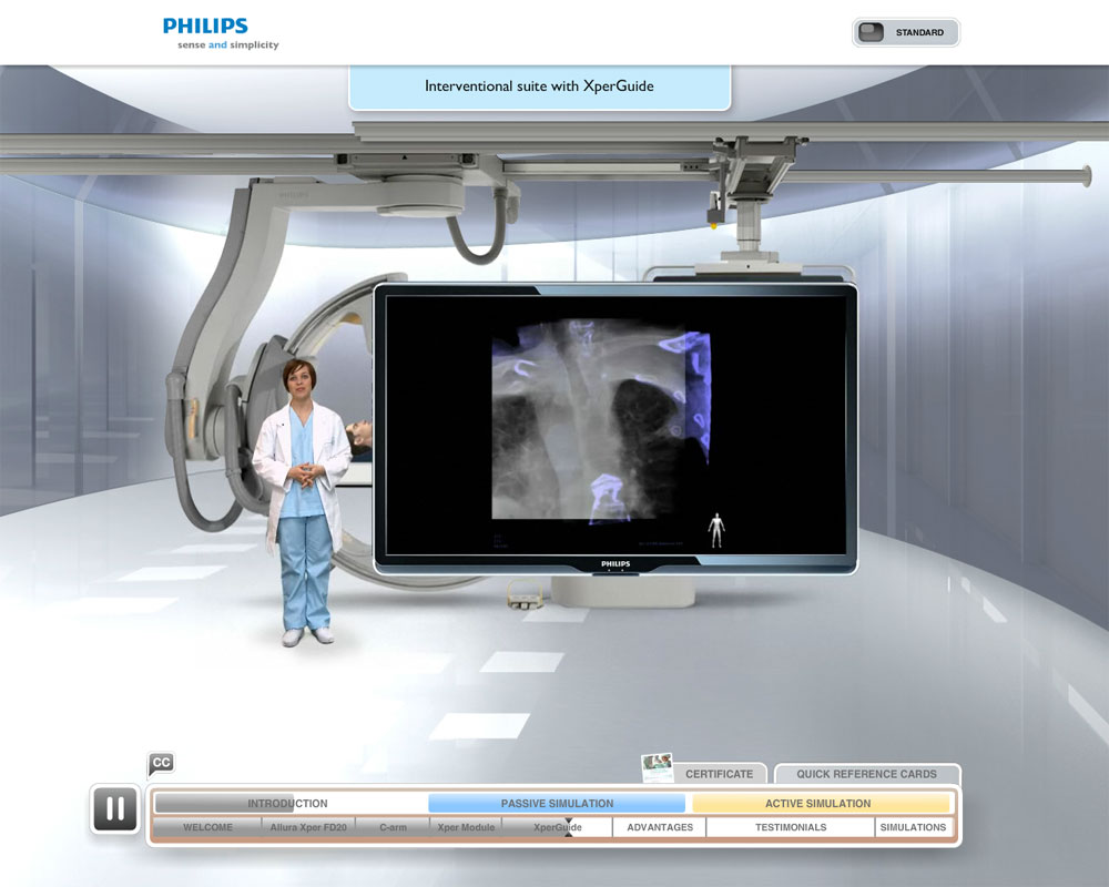XperGuide Mobile Application for Philips Healthcare Dynamic Digital