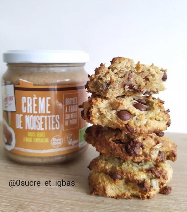 Cookies moelleux IG bas sans gluten 0 sucre et IG bas