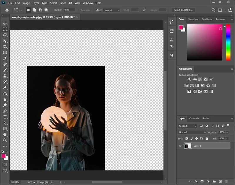 How to Crop a Layer in ZeroToArt