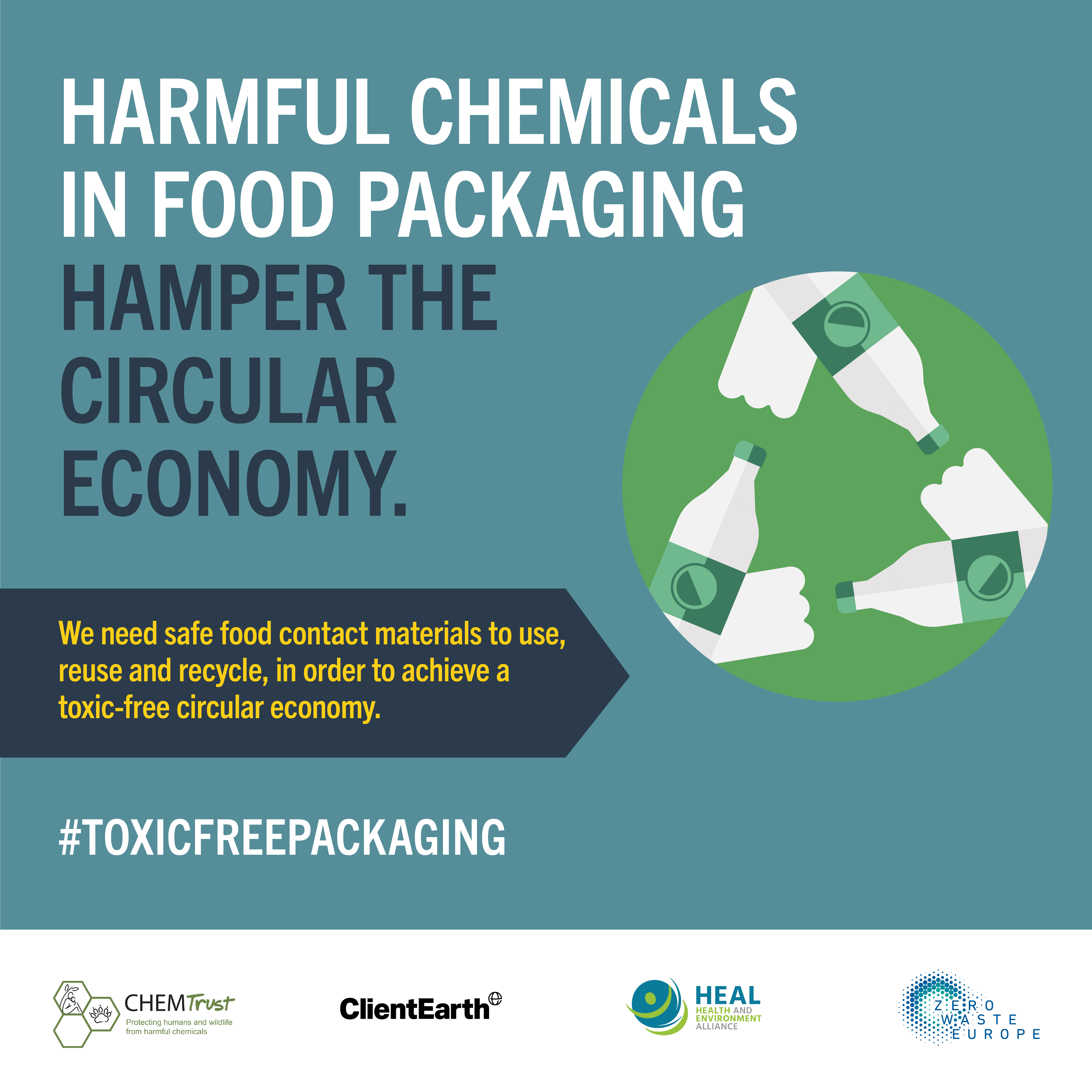 Harmful chemicals in food packaging hamper the circular economy 