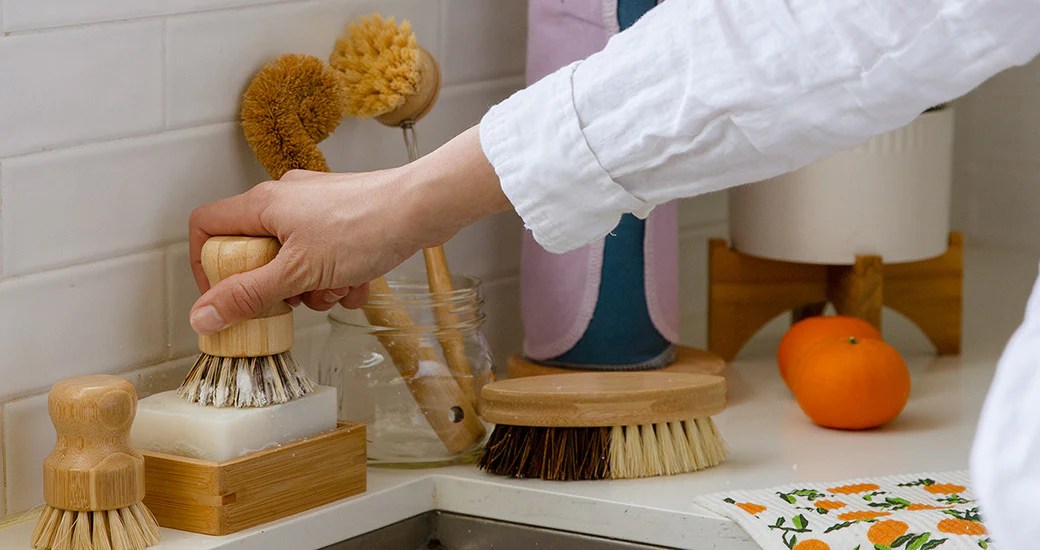 ZeroWasteStore 6 Zero Waste Dish Brush