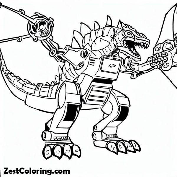 Robot Godzilla Coloring Pages 2 Coloring for Kids Smart, Creative