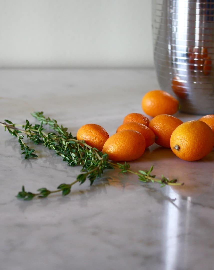 Kumquat & Thyme Cocktail Zestful Kitchen Zestful Kitchen