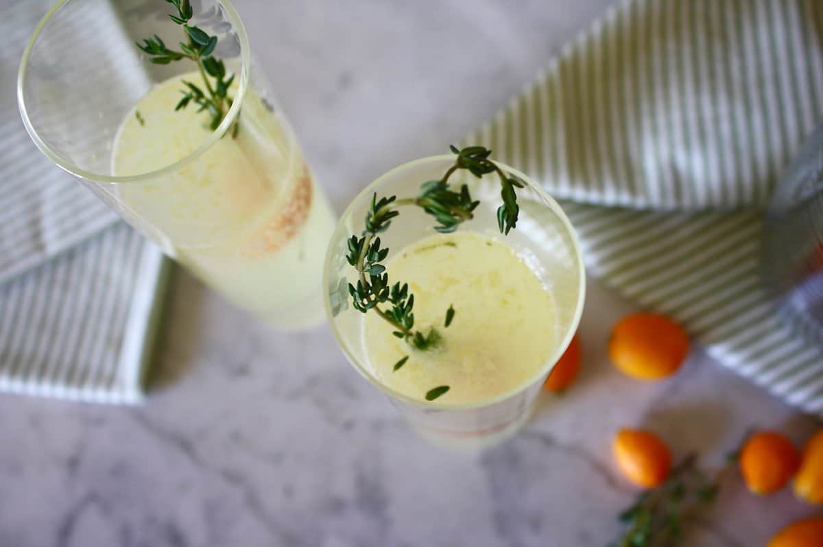 Kumquat & Thyme Cocktail Zestful Kitchen