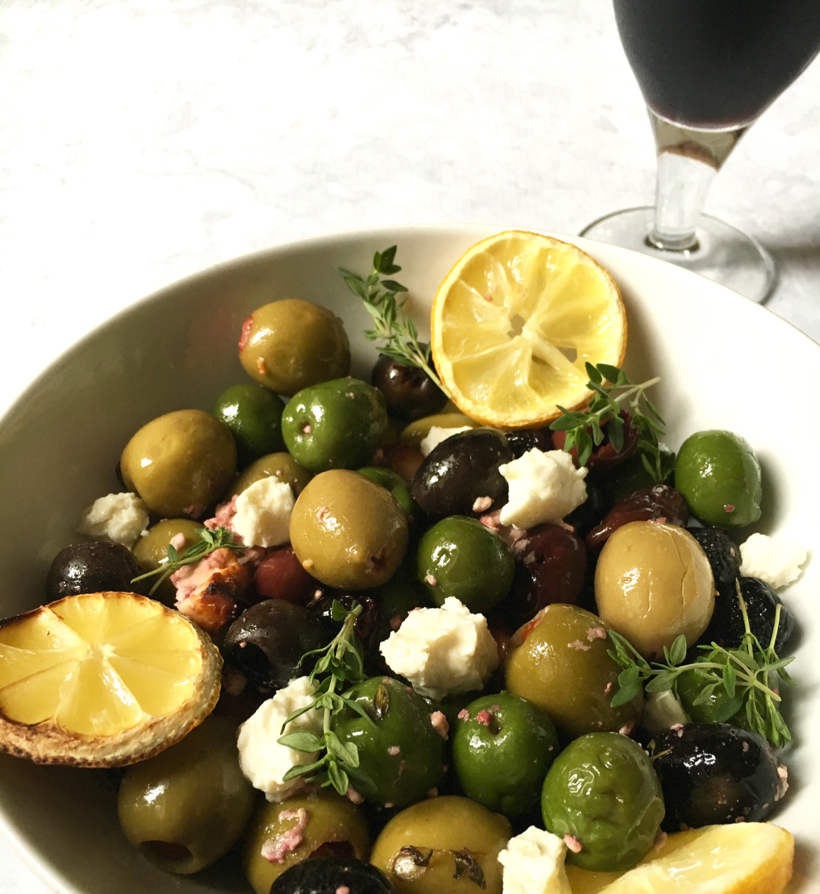 Roasted Olives With Feta And Lemon * Zesty Olive Simple, Tasty, and