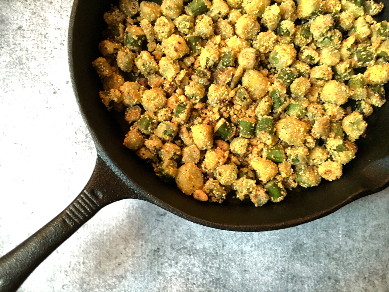 Fried Okra Recipe * Zesty Olive Simple, Tasty, and Healthy Recipes