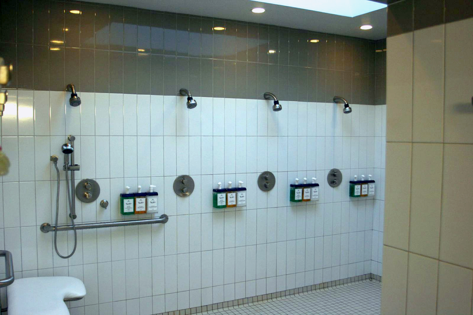 Hills Health Club Reception Area and Locker Room Transformation Zeus