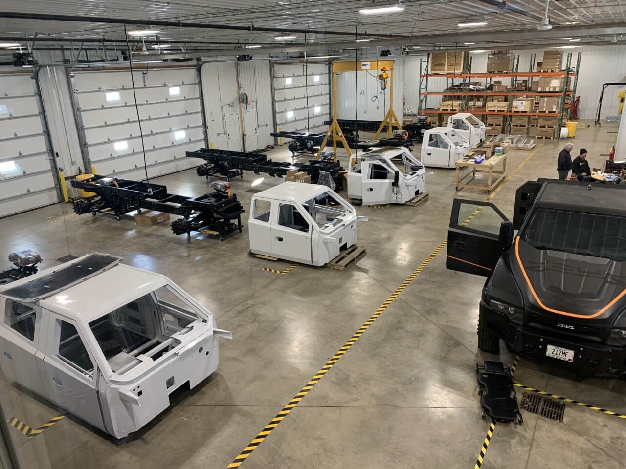 SMUD Electric Work Trucks Assembled in White Bear Lake Zeus Electric Chassis