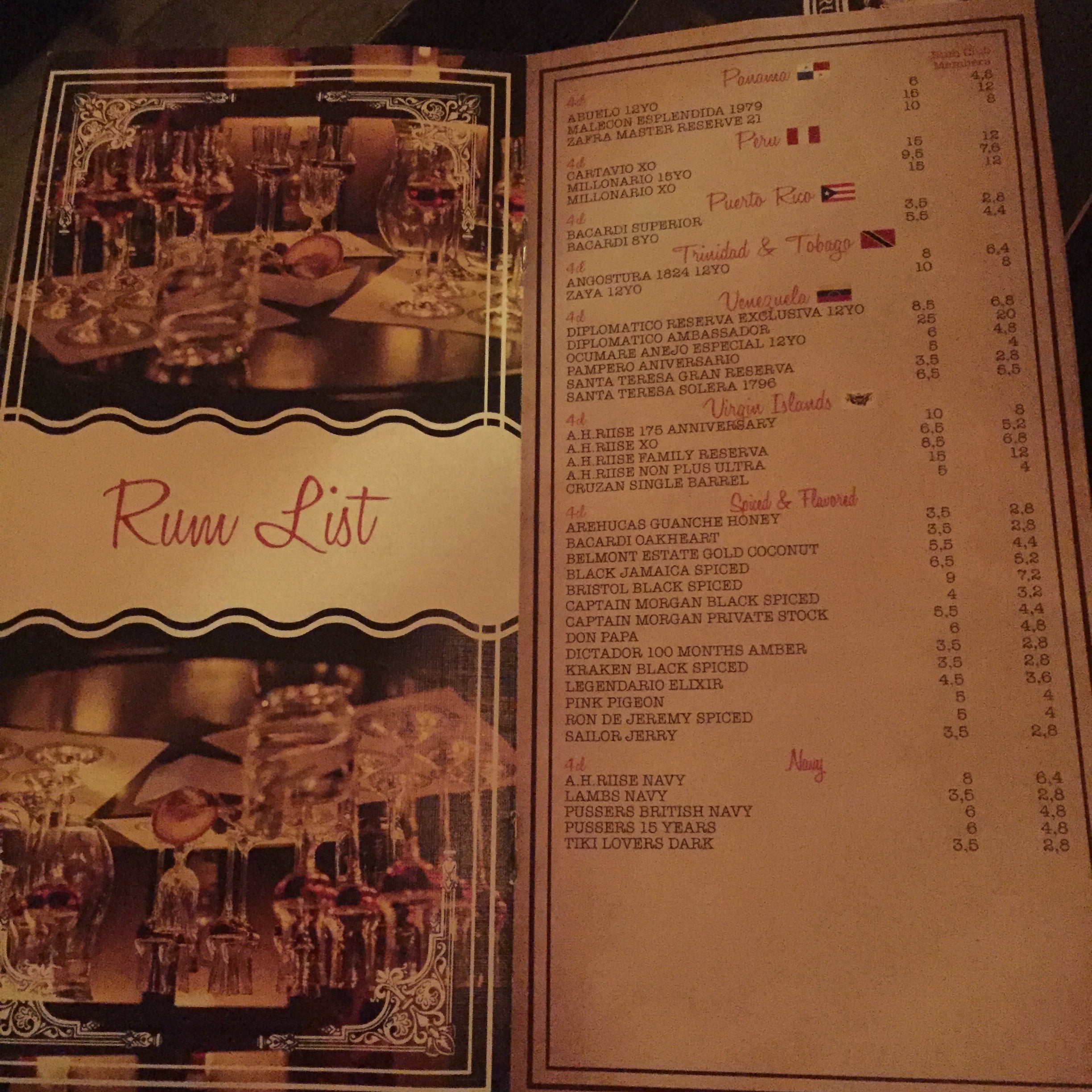 rum menu zeynep cansoylu