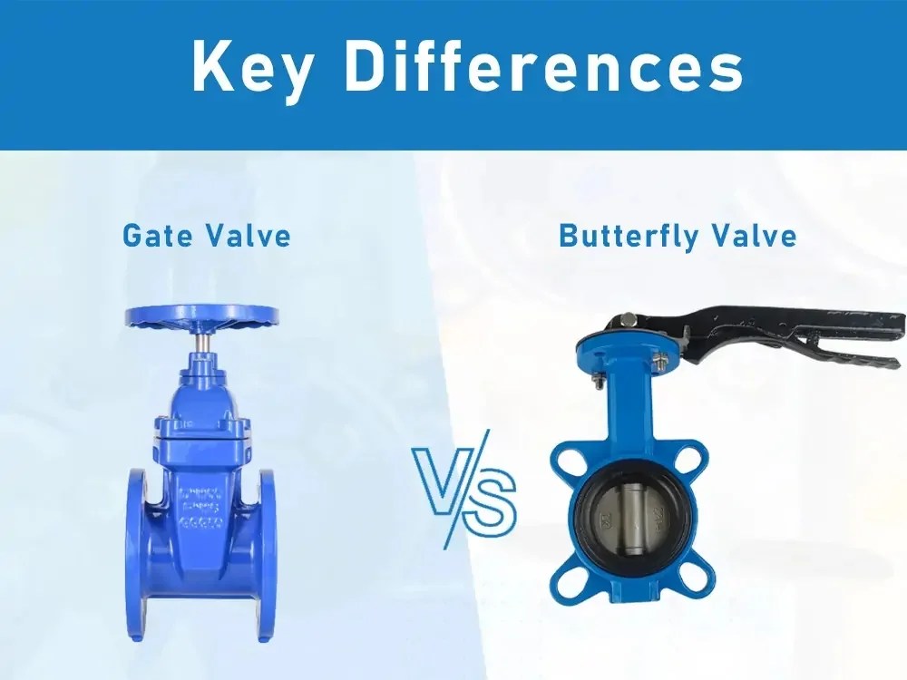 Gate Valve VS Butterfly Valve Key Differences