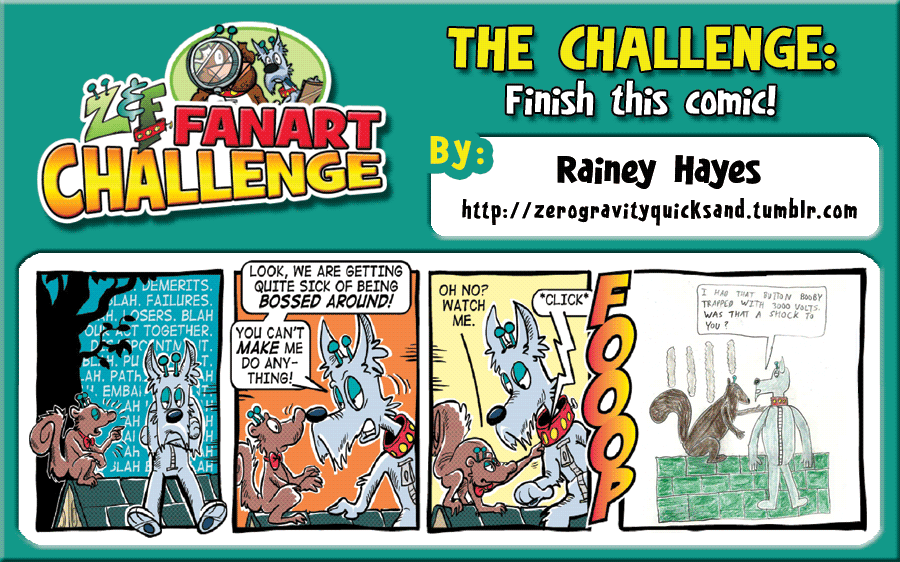 Rainey Takes the Fanart Challenge THREE times! Zorphbert & Fred by