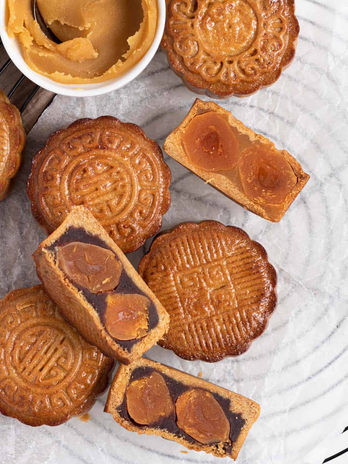 Strawberry Snow Skin Mooncakes Catherine Zhang